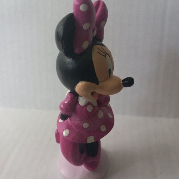 Disney Minnie Mouse figure Pink Dress & Bow - Picture 2 of 6